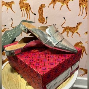 Tory Burch Rosalind Metallic Mule